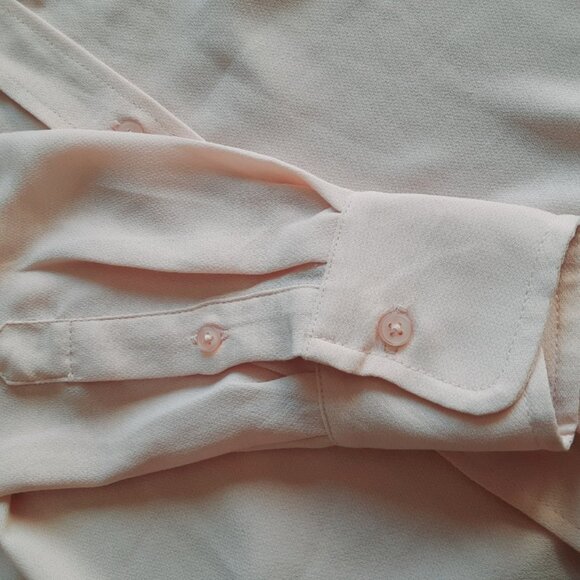 NEW Carolina Belle Button Down Blouse Blush Pink XS - Picture 5 of 7